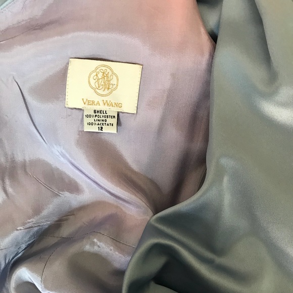 Vera Wang Long Formal Dress Wedding Size 12 Blue. - Picture 3 of 6